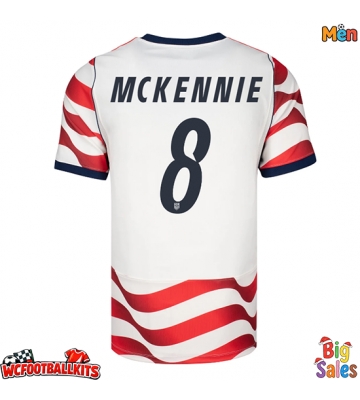 United States Weston McKennie #8 Replica Home Stadium Shirt World Cup 2026 Short Sleeve